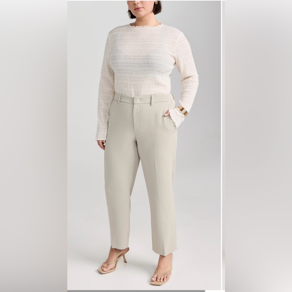 NWT Vince Crepe Tailored Straight Leg Pants size 16
